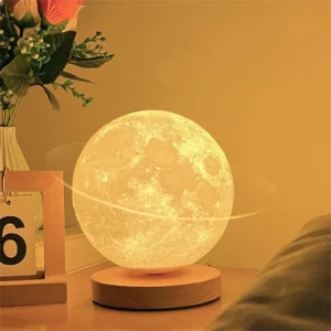360° Rotation Moon Night Light